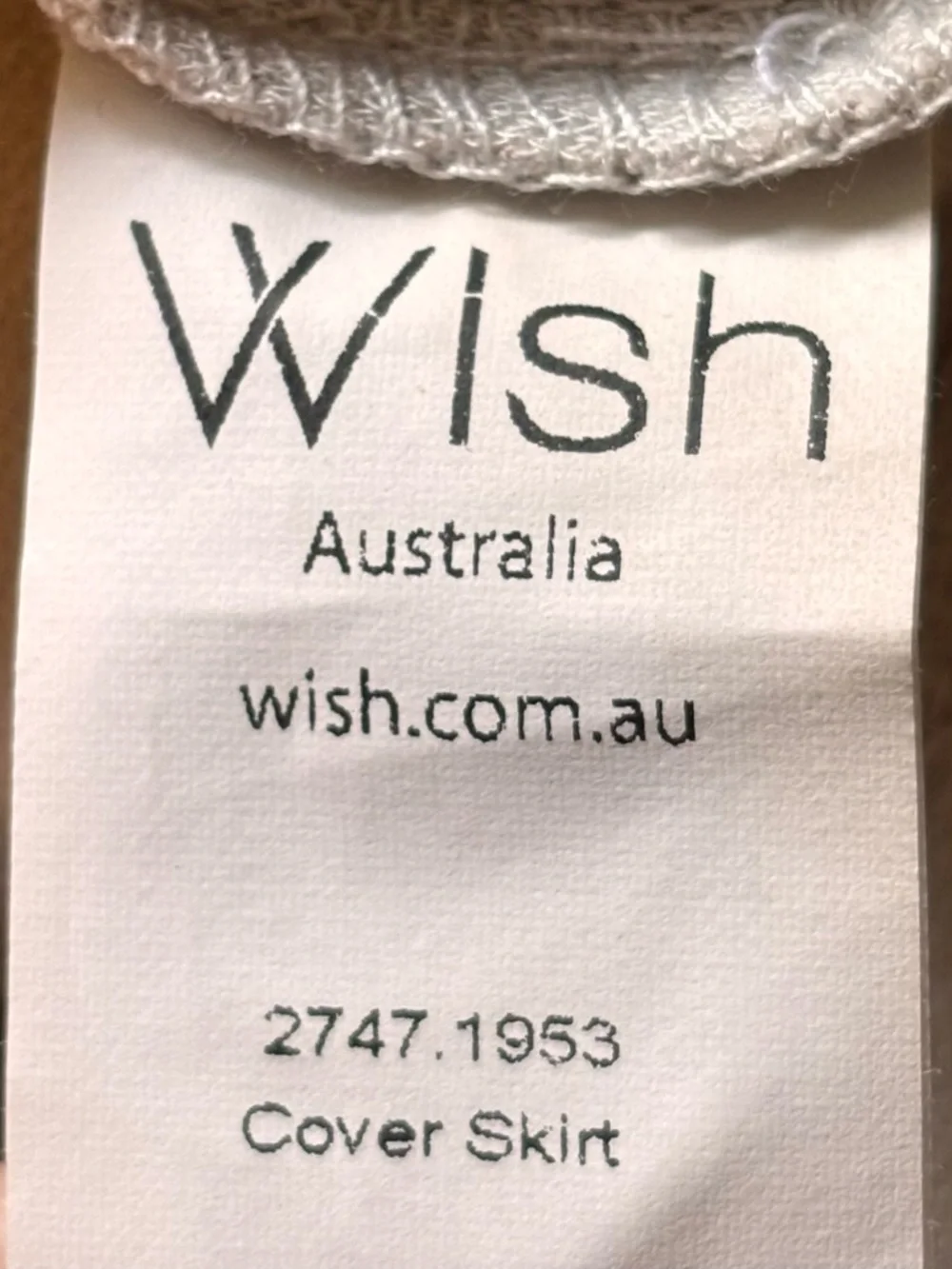 🌸 Wish Australia Women’s Small Embellished Cream Mini Skirt Silver Pyramid Studs